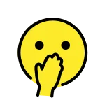 Face With Hand Over Mouth SVG Icon